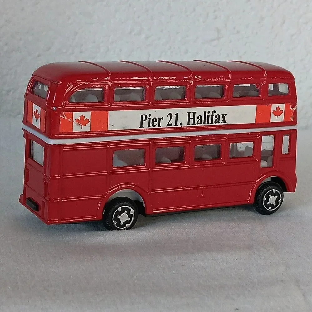 Halifax Canada Double Decker Diecast Red Pier One Imports Souvenir Toy